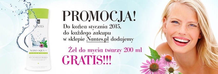 Żel Clean & Fresh gratis do każdego zakupu w sklepie Nantes.pl